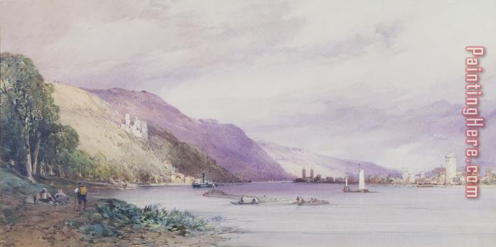 William Callow On the Rhine
